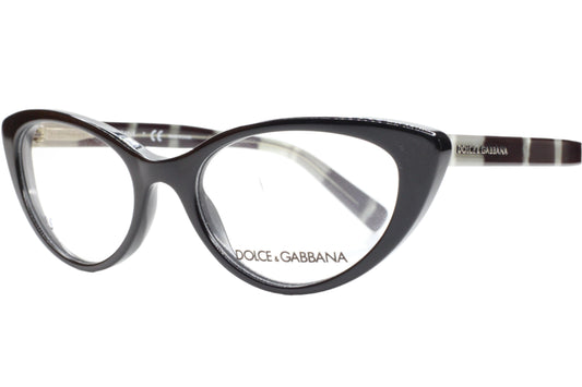 Dolce & Gabbana DG3162P 2712 Black Acetate Luxury Italy Eyeglasses -Wo Optical Frames ABC Optical Eyeglasses