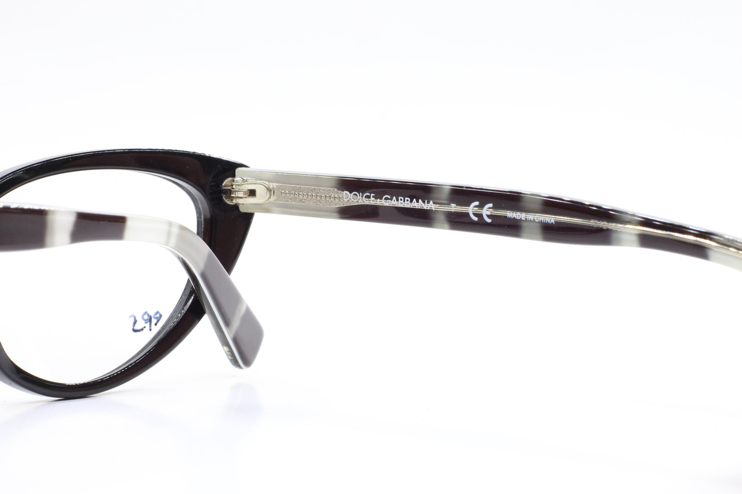 Dolce & Gabbana DG3162P 2712 Black Acetate Luxury Italy Eyeglasses -Wo Optical Frames ABC Optical Eyeglasses