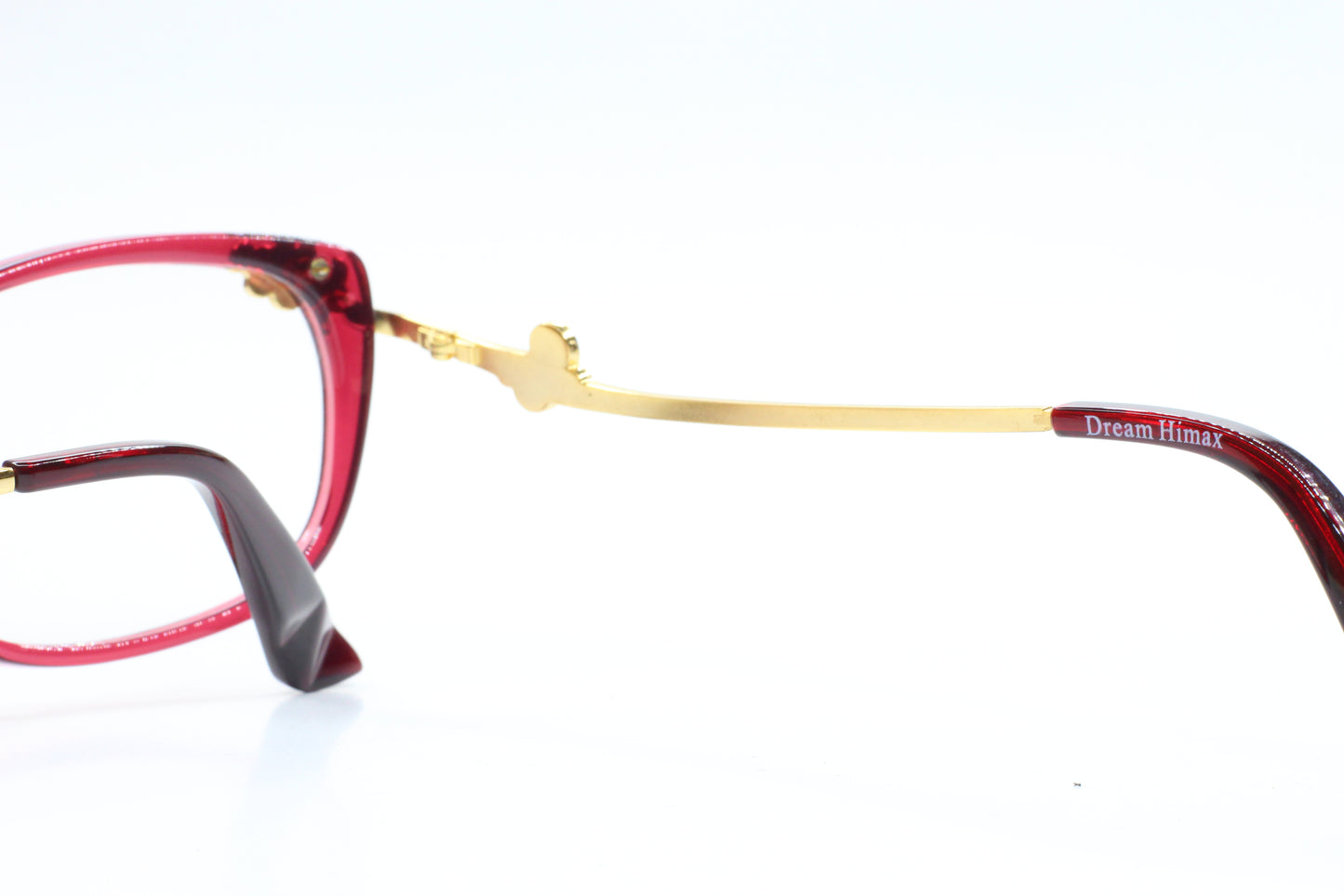 Dream Himax 9073 Clear Pink Swarovski Crystals Designer Italy Eyeglasses -Wo Optical Frames ABC Optical Eyeglasses