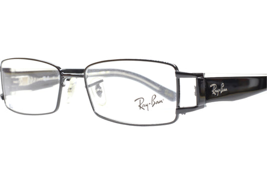 Ray-Ban RB6207 2509 Black Clear Metal Designer Italy Eyeglasses 52mm Optical Frames ABC Optical Eyeglasses