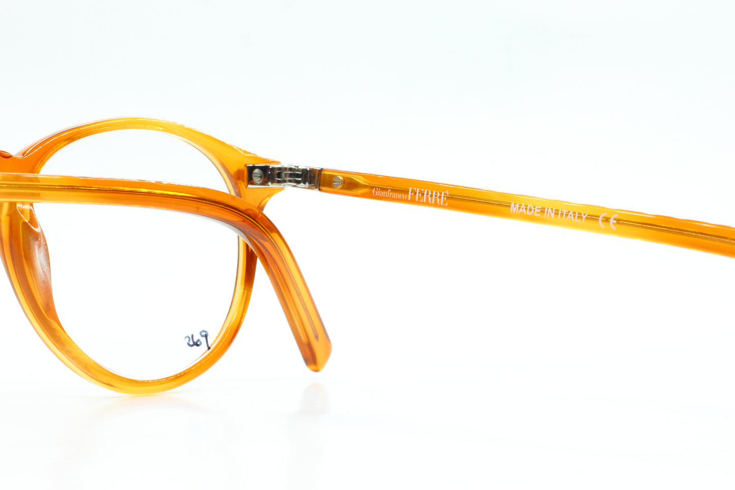 Gianfranco Ferre GF424-01 B01 Black Round Designer Italy Eyeglasses -Ma Optical Frames ABC Optical Eyeglasses