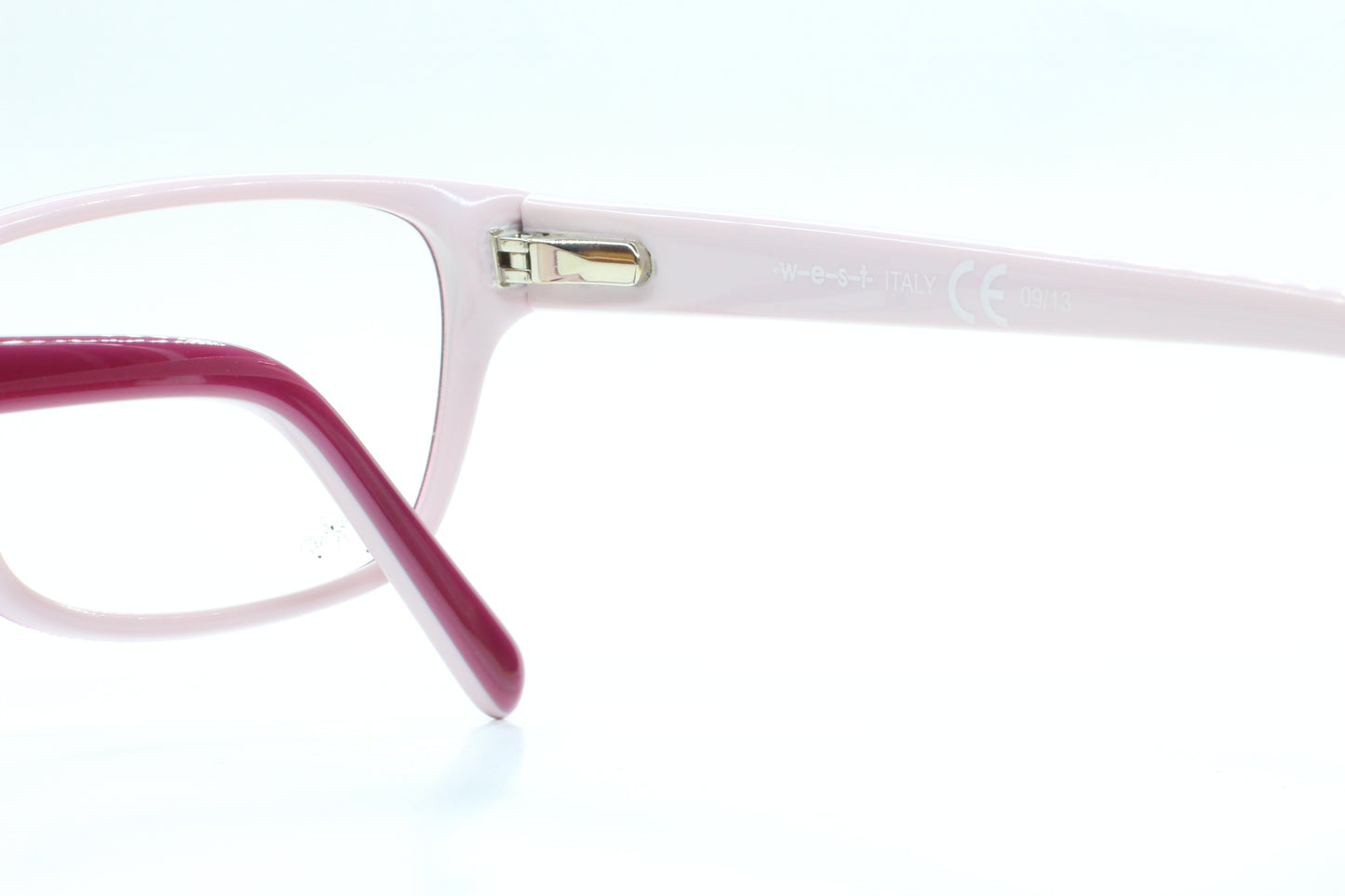 West 99502 C2 Pink Acetate Designer Italy Eyeglasses 54mm -Wo Optical Frames ABC Optical Eyeglasses