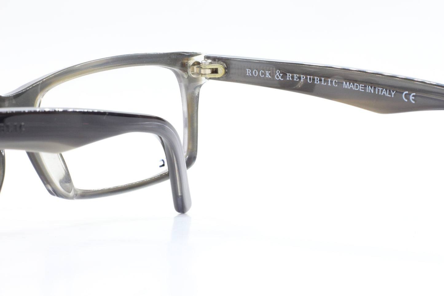 Rock & Republic RR009-02 B02 Black Gray Designer Italy Eyeglasses