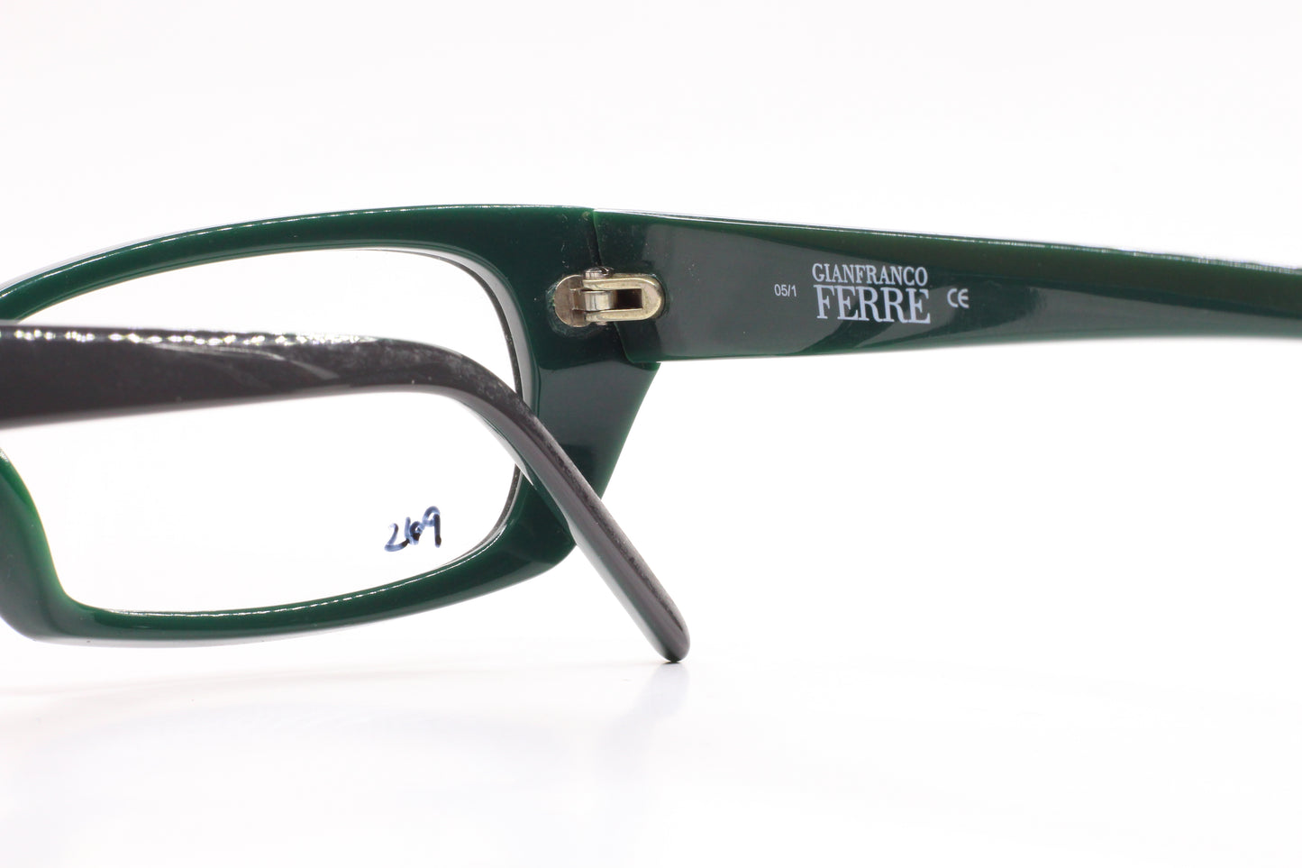 Gianfranco Ferre GF19501 Dark Gray Green Designer Italy Eyeglasses -Wo