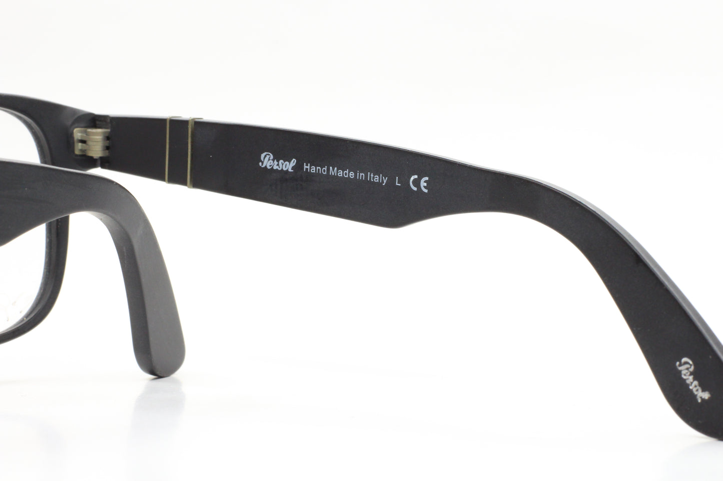 Persol PO3051V 9000 Matte Black Acetate Luxury Italy Eyeglasses -Ma