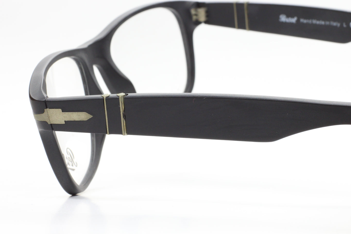 Persol PO3051V 9000 Matte Black Acetate Luxury Italy Eyeglasses -Ma
