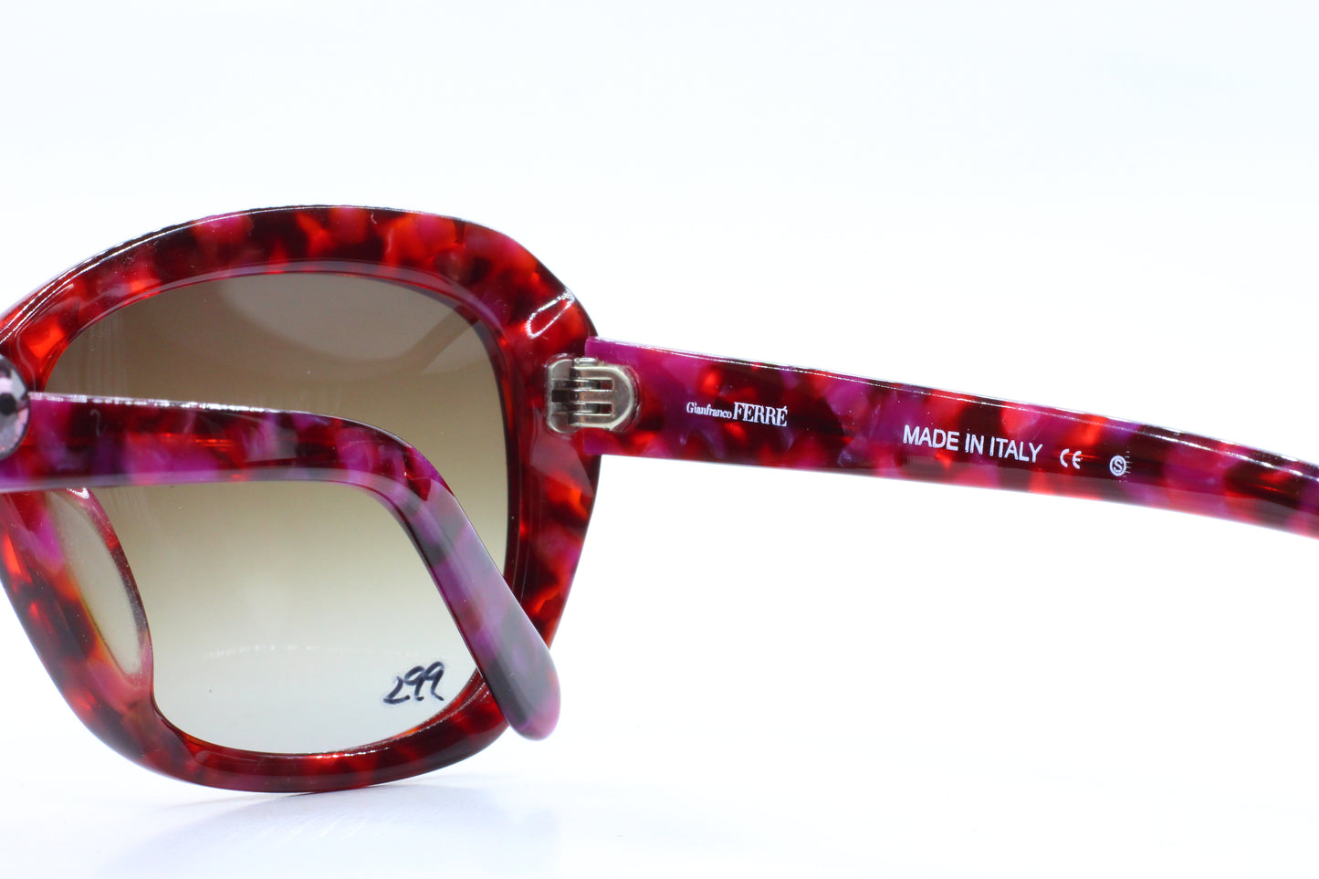 Gianfranco Ferre FG54404 Demi Burgundy Gradient Luxury Sunglasses -Wo - ABC OPTICAL