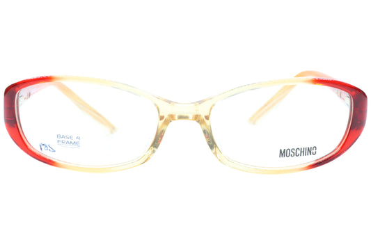 Moschino MO099-04 R15 Brown Clear Orange Designer Italy Eyeglasses -Wo