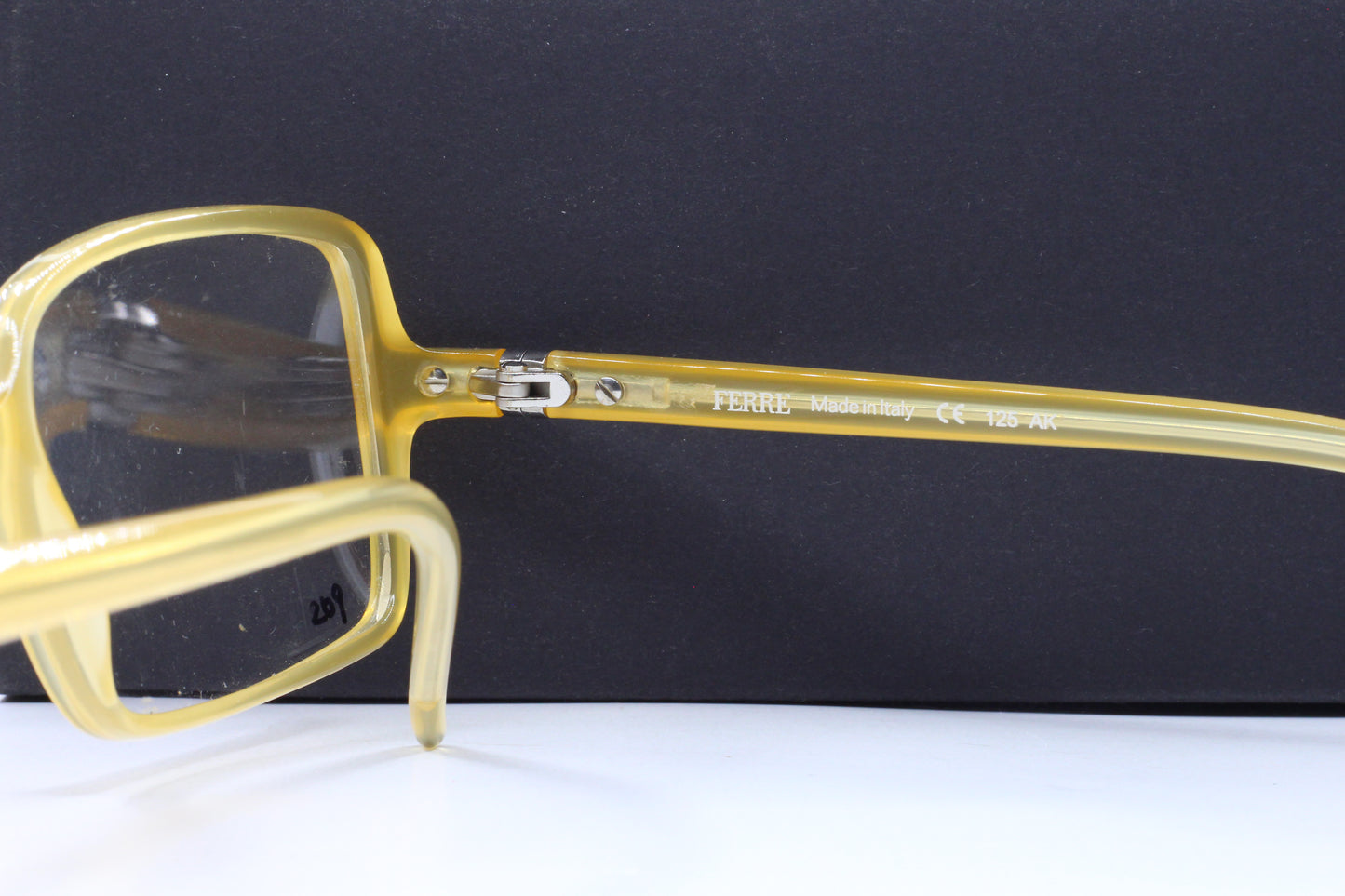 Gianfranco Ferre GFF05303 Amber Acetate Designer Italy Eyeglasses