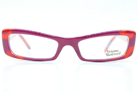 Vivienne Westwood VW04705 Purple Red Luxury Italy Eyeglasses -Wo