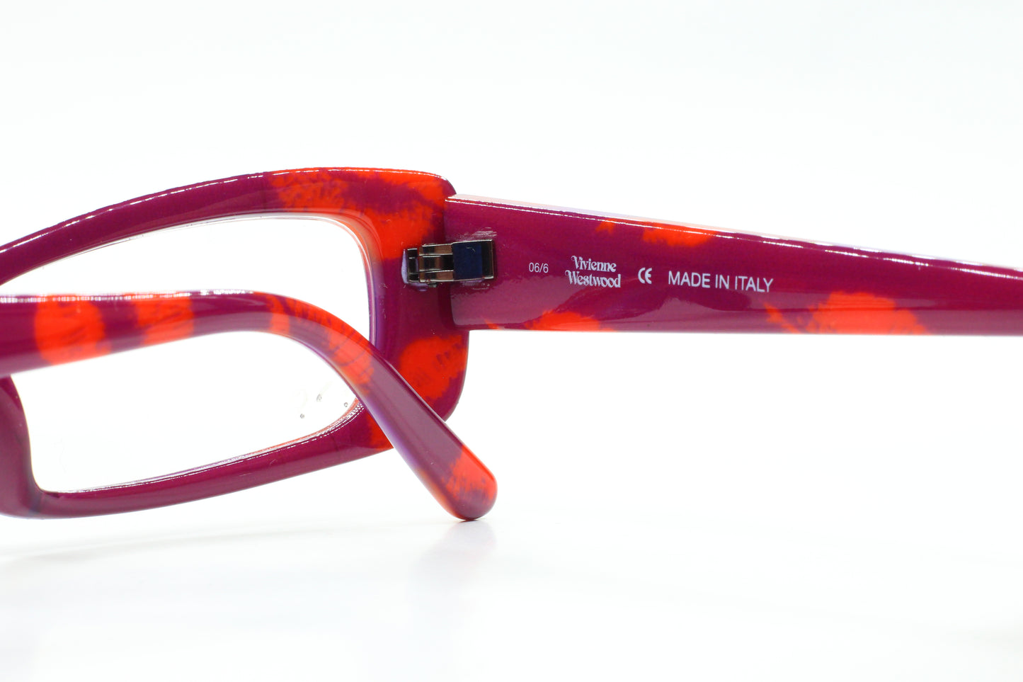 Vivienne Westwood VW04705 Purple Red Luxury Italy Eyeglasses -Wo