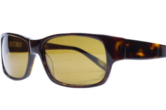 S&C Felice Havana Brown Gradient Acetate Designer Italy Sunglasses -Wo