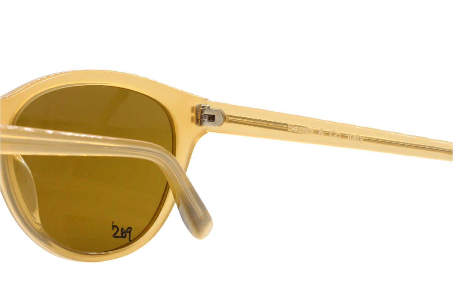 S&C Flavia Brown Gradient Acetate Fashion Designer Italy Sunglasses