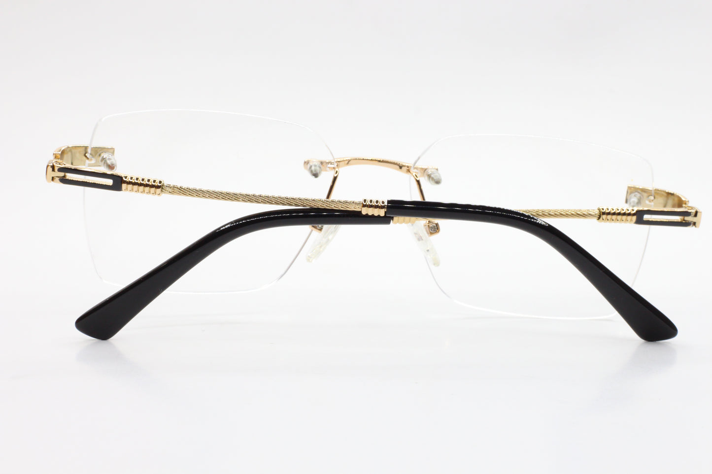 Myriad Eyewear ME25636 C1 Gold Rimless Luxury Eyeglasses 55-17mm