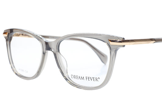 Dream Fever K1065 Crystal Gray Acetate Designer Italy Eyeglasses -Wo