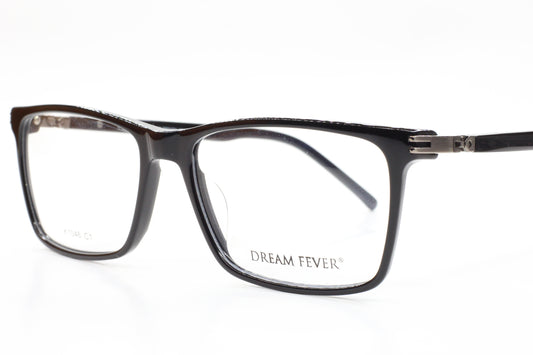 Dream Fever K1046 C1 Black Acetate Designer Italy Eyeglasses -Ma