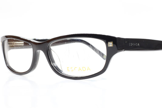 Escada VES205S 0700 Black Acetate Designer Italy Eyeglasses -Wo