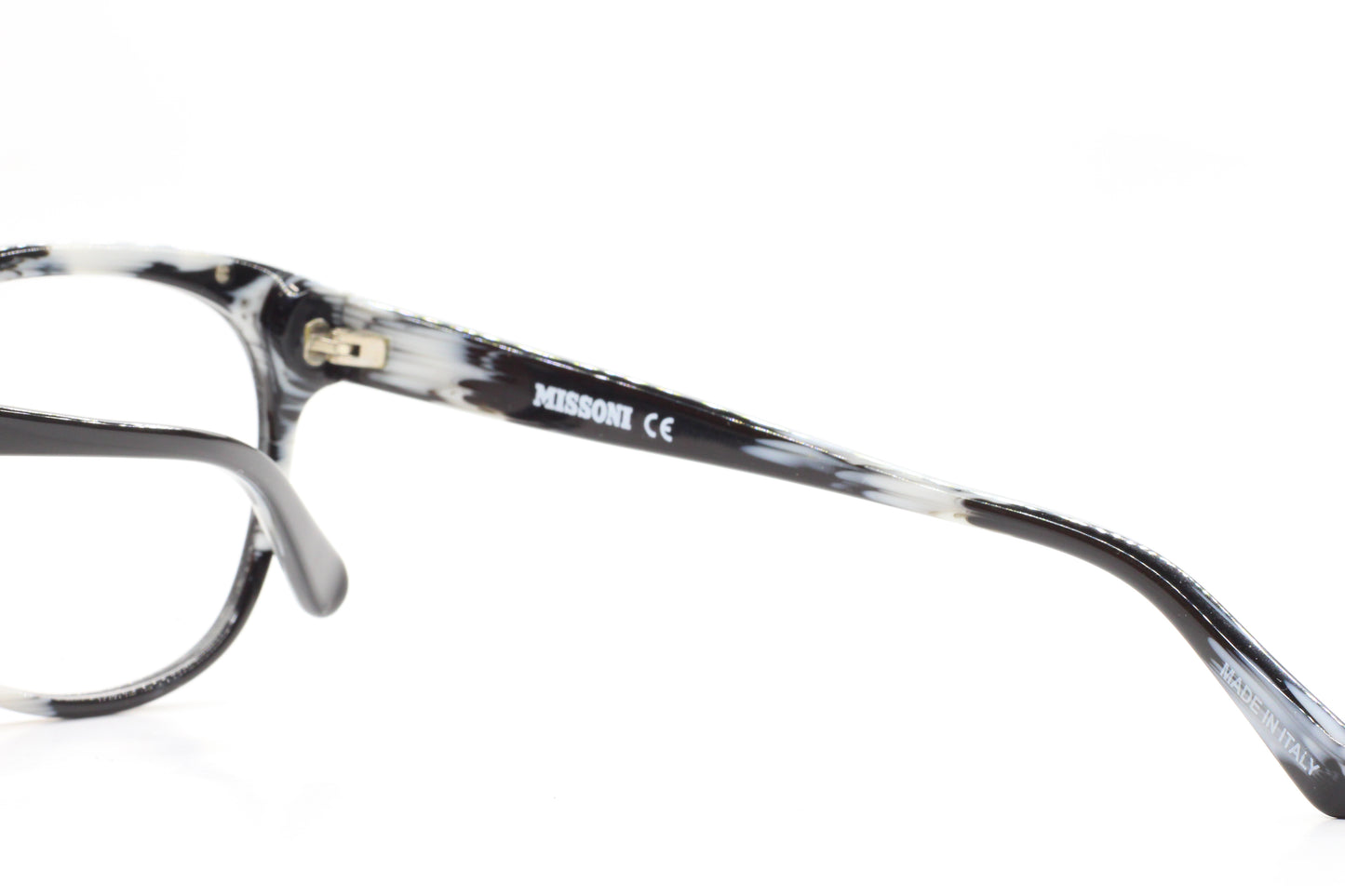 Missoni MI197-01 B21 Black Silver Acetate Designer Italy Eyeglasses -Wo