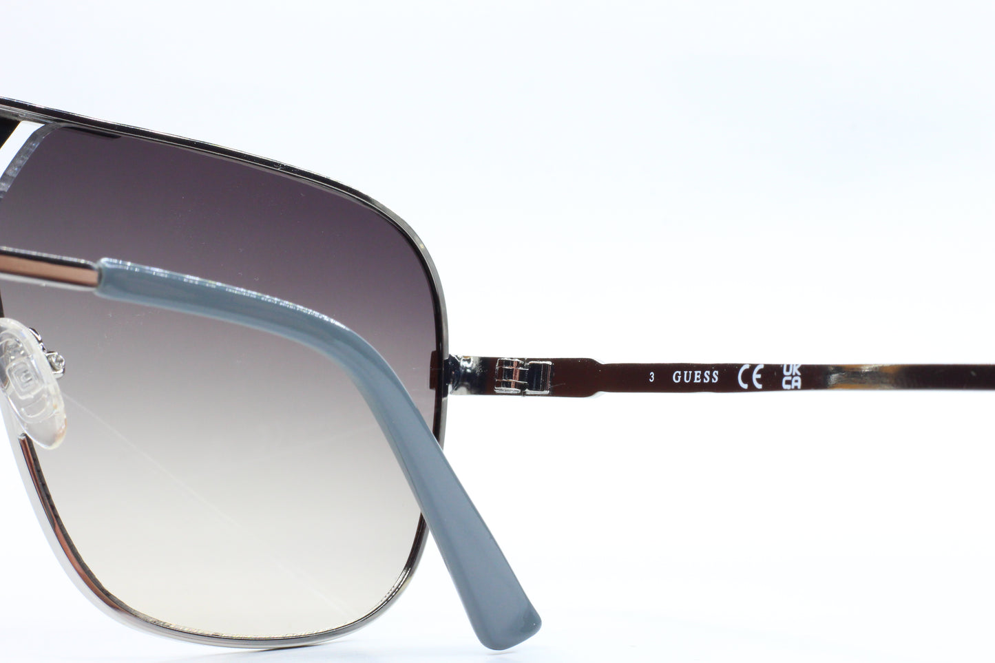 Guess GO00066 10B Silver Flash Mirror Gradient Metal Luxury Italy Sunglasses -Ma