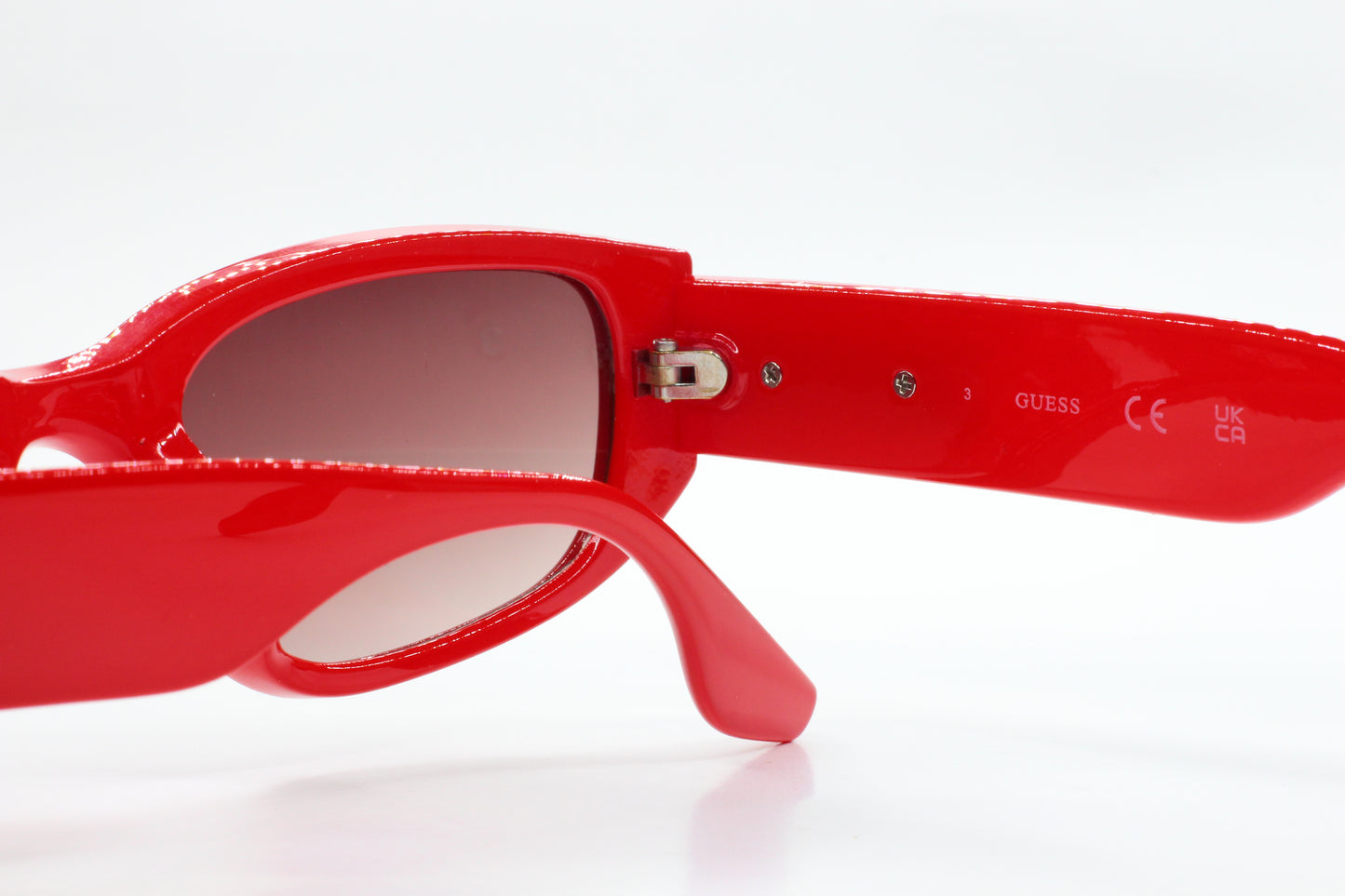 Guess GO00071 66F Red Gold Gradient Acetate Designer Luxury Sunglasses -Wo