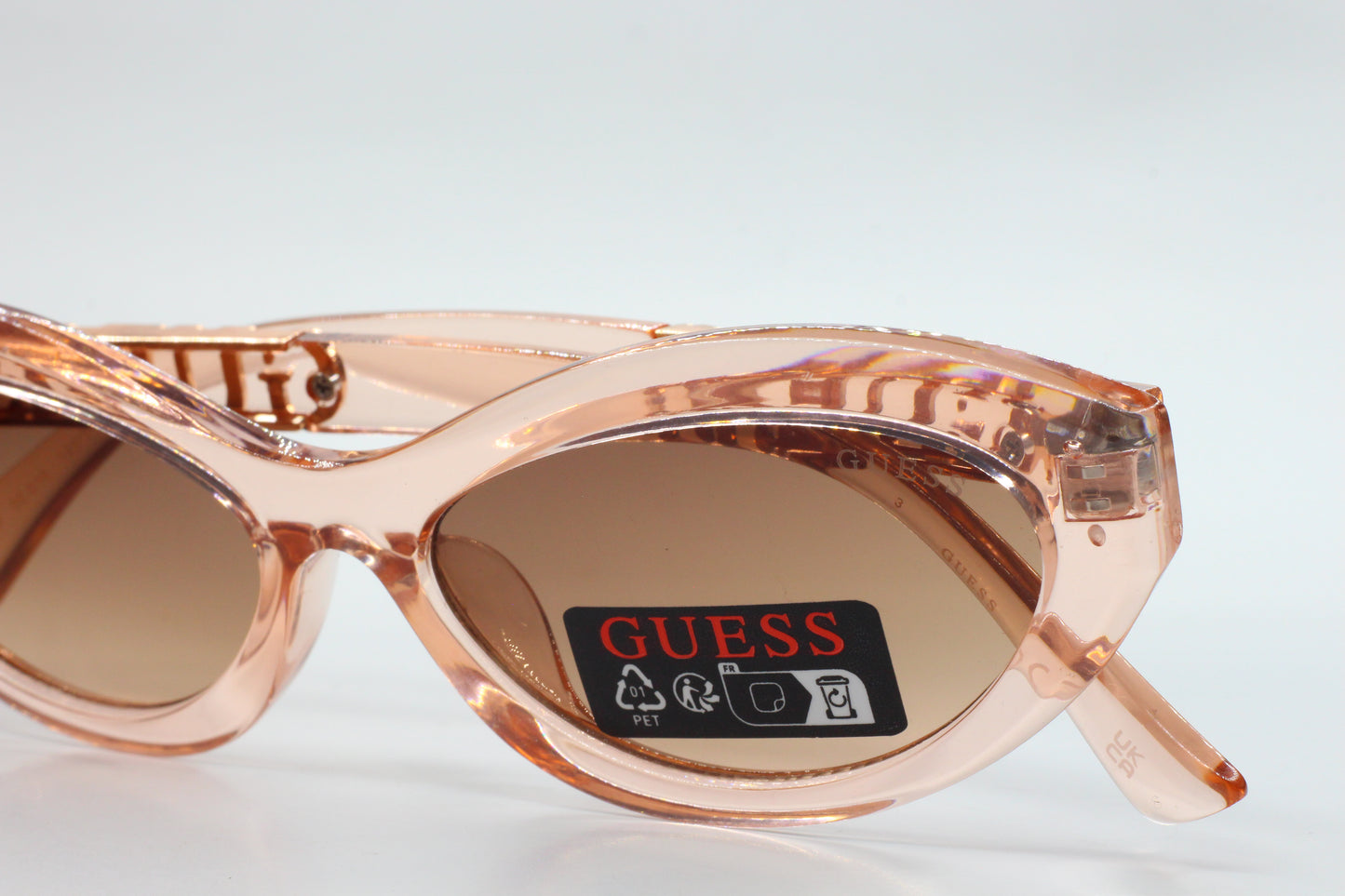 Guess GO00070 72F Rose Gold Gradient Acetate Designer Sunglasses -Wo