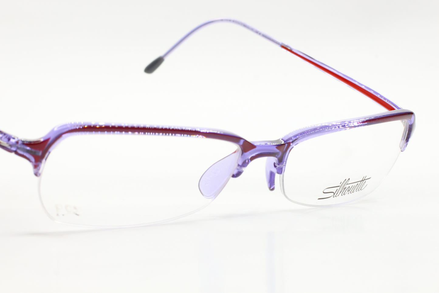 Silhouette SPX 1517 10 6080 Red Designer Luxury Austria Eyeglasses -Wo