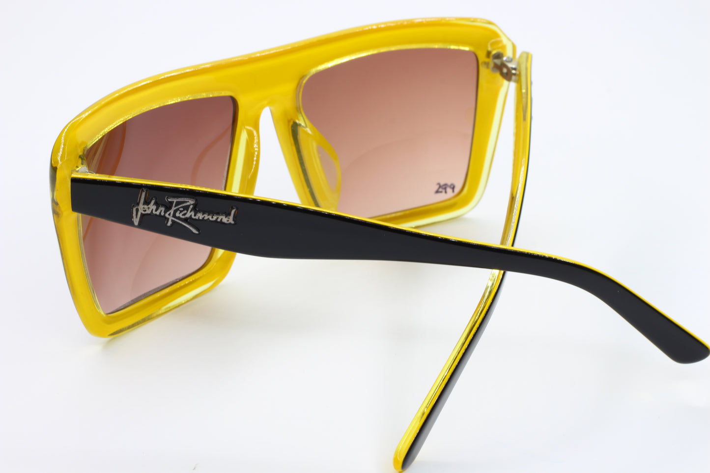 John Richmond JR689-02 B06 Black Yellow Italy Sunglasses -Ma Optical Frames ABC Optical sunglasses