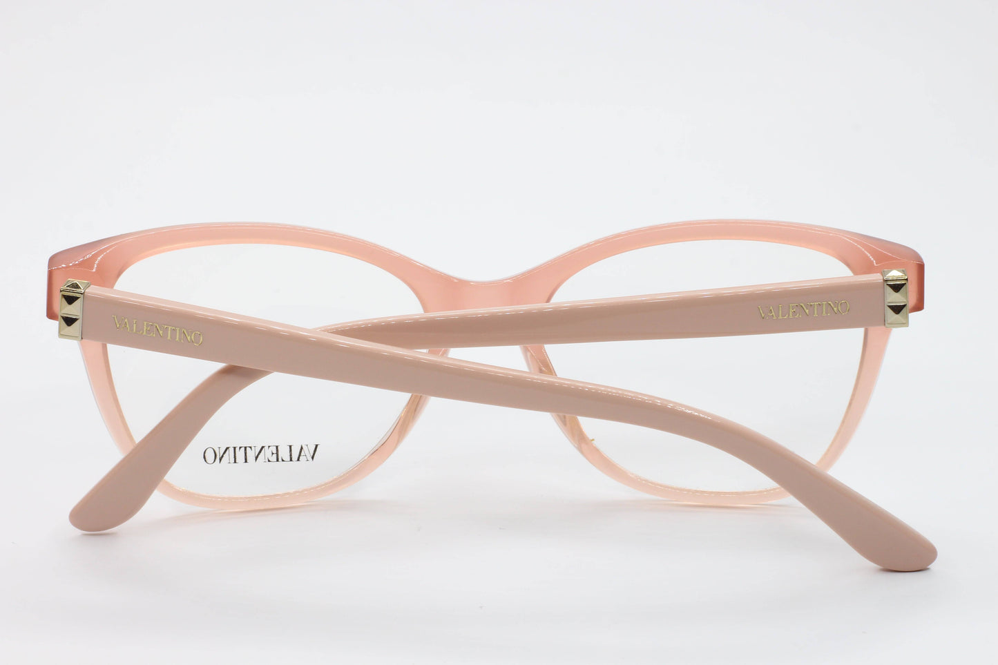 Valentino V2642 Pink Gold Studded Designer Eyeglasses -Wo Optical Frames ABC Optical Eyeglasses