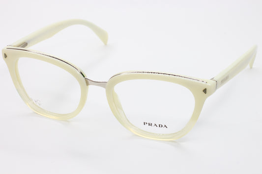 Prada VPR06P 2AU-1O1 Designer Off-White Eyeglasses -Wo Optical Frames ABC Optical Eyeglasses Women