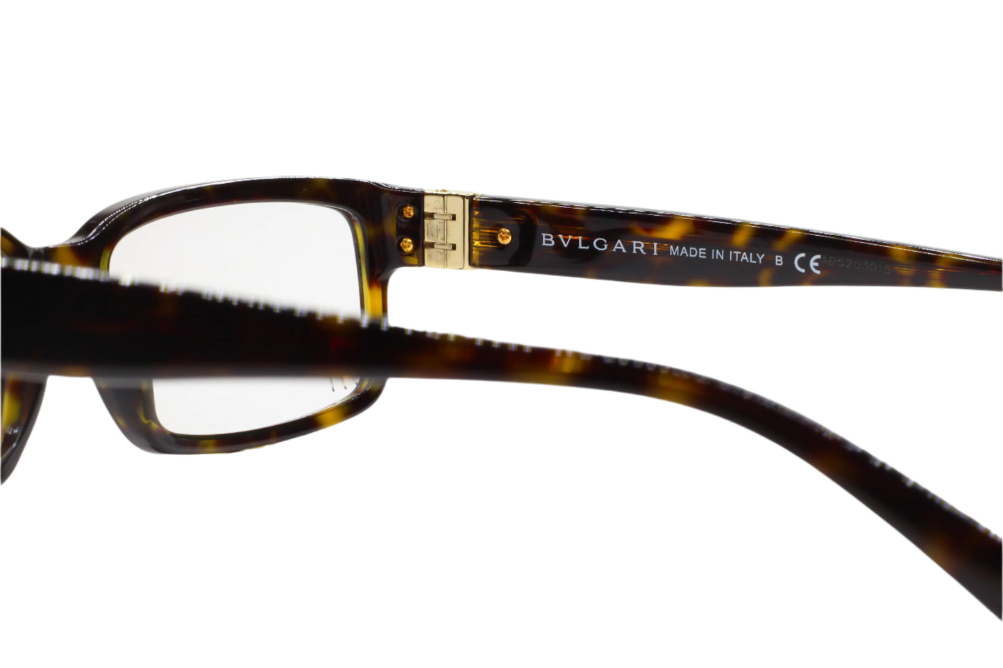 Bvlgari BV3014 504 Havana Brown Gold Luxury Italy Eyeglasses -Ma Optical Frames ABC Optical Eyeglasses