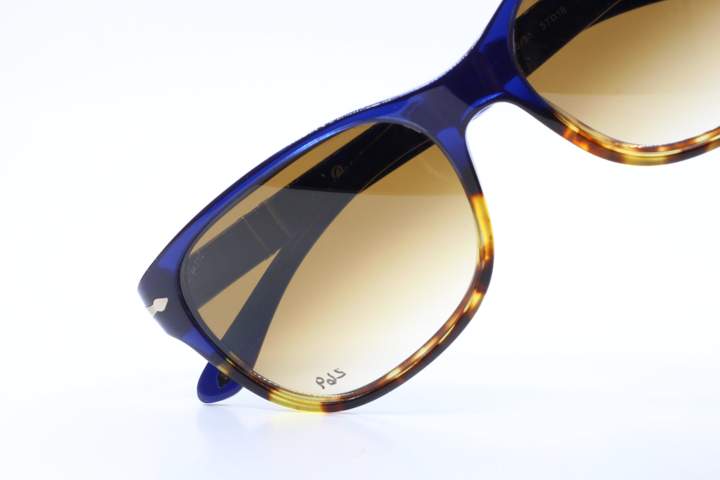 Persol PO3020-S 955/51 57mm Blue Brown Havana Tortoise Sunglasses - Men, sunglasses, Women