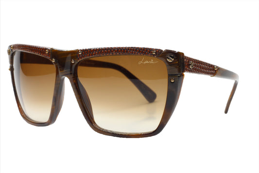 Lanvin SLN501 0G62 Brown Horn Gradient Luxury Italy Sunglasses -Ma Optical Frames ABC Optical sunglasses