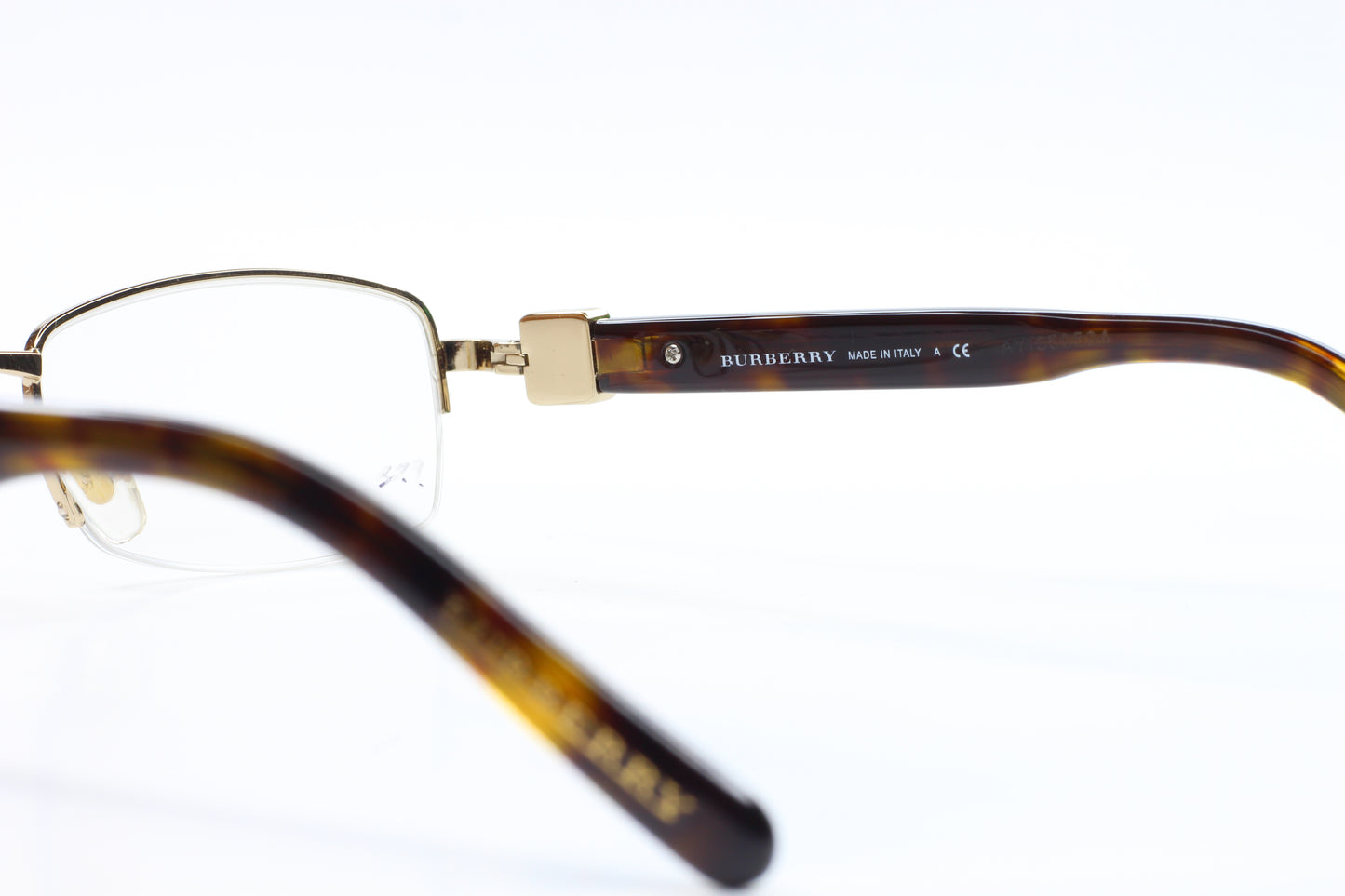 Burberry B1146 1002 JF55 Gold Havana Tortoise Eyeglasses -Wo Optical Frames ABC Optical Eyeglasses