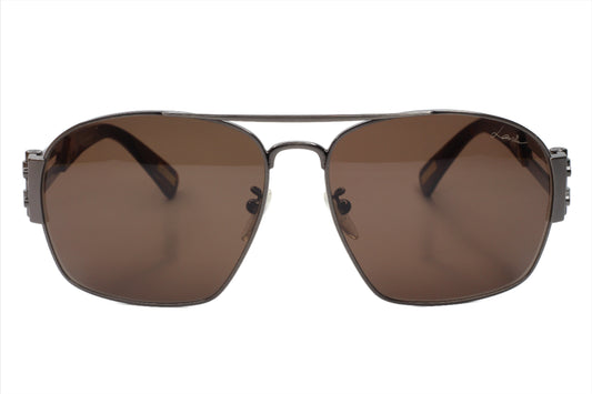 Lanvin SLN002 K20 Gunmetal Designer Sunglasses -Ma 60-15-140 Gunmetal Metal Optical Frames ABC Optical sunglasses