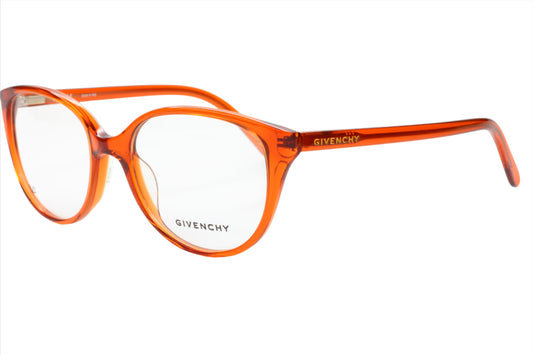 Givenchy VGV801 0917 Orange Crystal Acetate Luxury Italy Eyeglasses -Wo Optical Frames ABC Optical Eyeglasses