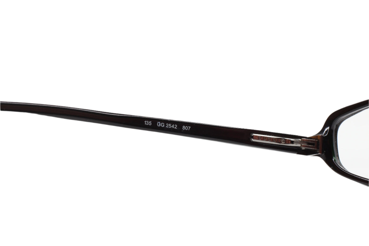 Gucci GG2542 807 Polished Black Luxury Italy Eyeglasses -Wo Optical Frames ABC Optical Eyeglasses