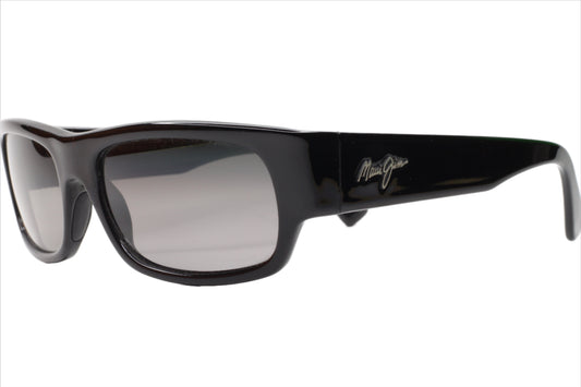 Maui Jim MJ250-02 Lava Flow Black Polarized Italy Sunglasses -Ma Optical Frames ABC Optical sunglasses