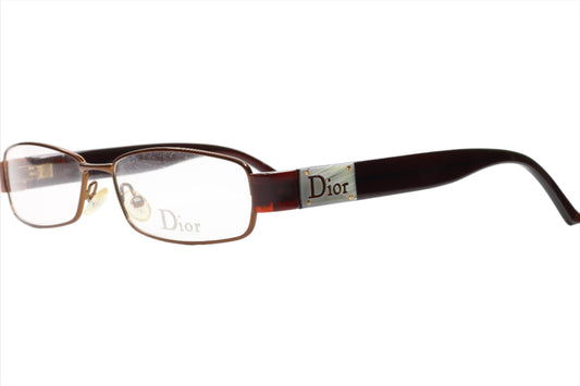 Christian Dior CD3682 KMS Bronze Brown Metal Luxury Italy Eyeglasses -Wo Optical Frames ABC Optical Eyeglasses