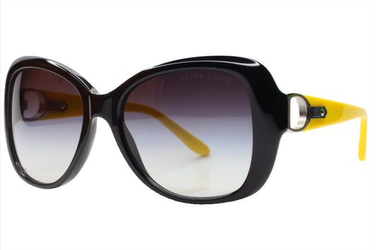 Ralph Lauren RL8108Q 5001/8G Black Yellow Luxury Italy Sunglasses -Wo Optical Frames ABC Optical sunglasses