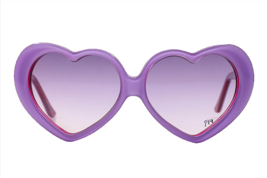 Moschino MO626-02 L30 Teen Heart Shaped Sunglasses -Wo 49-11-130 L30 Purple MO626-02 Acetate Optical Frames ABC Optical sunglasses
