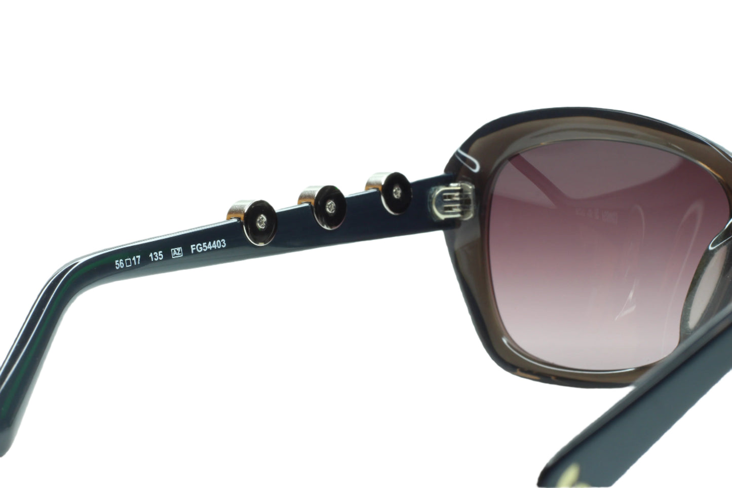 Gianfranco Ferre FG54403 Brown Crystal Luxury Italy Sunglasses -Wo Optical Frames ABC Optical sunglasses