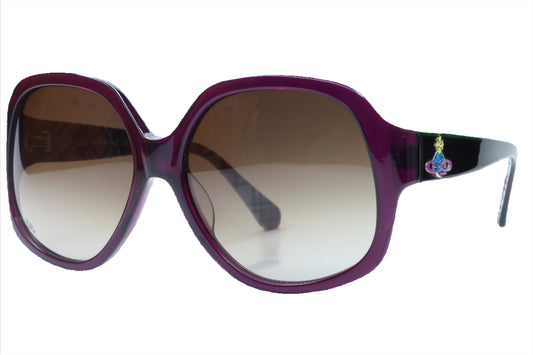 Vivienne Westwood VW74607 Purple Glossy Gradient Luxury Italy Sunglasses -Wo Optical Frames ABC Optical sunglasses Women