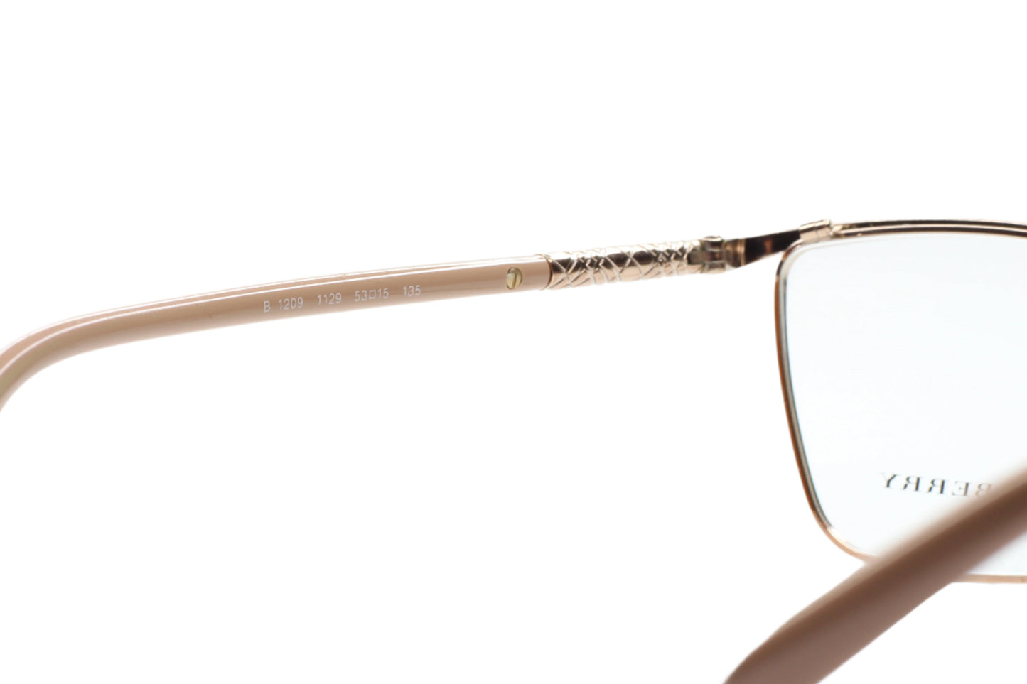 Burberry B1209 Rose Gold Metal Designer Luxury Italy Eyeglasses -Wo Optical Frames ABC Optical Eyeglasses