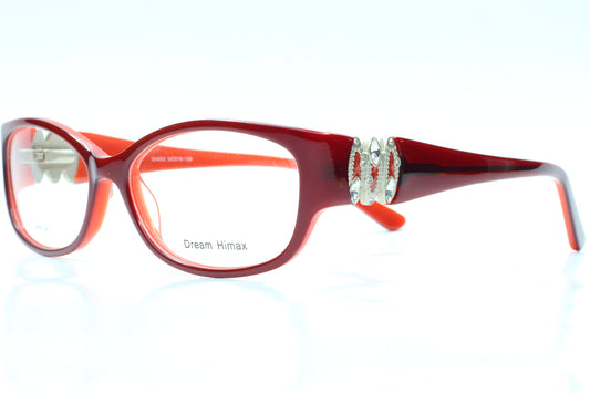 Dream Himax SH002 Burgundy Acetate Italy Eyeglasses -Wo Optical Frames ABC Optical Eyeglasses