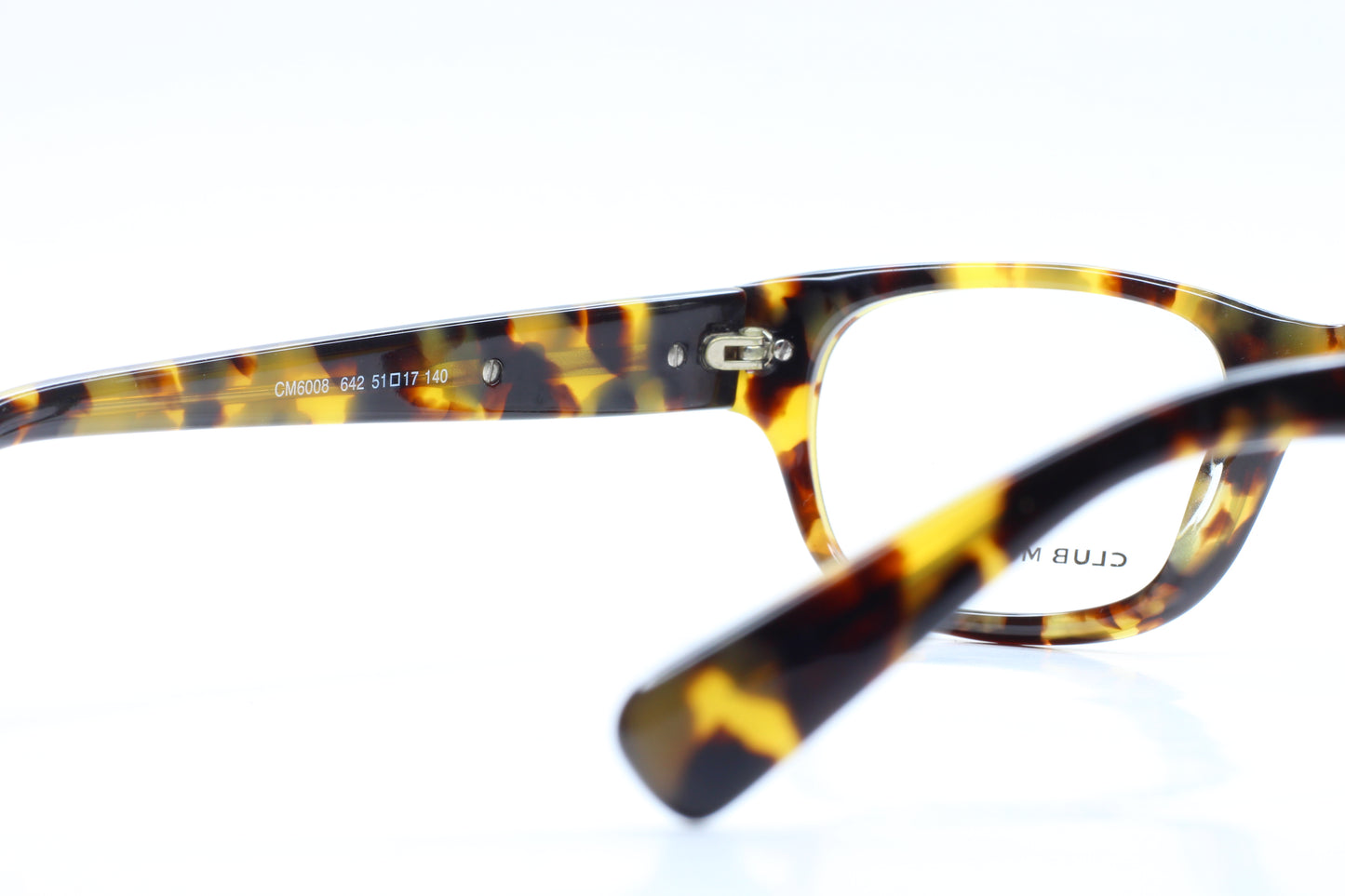 Club Monaco CM6008 642 Yellow Havana Luxury Eyeglasses -Ma Optical Frames ABC Optical Eyeglasses