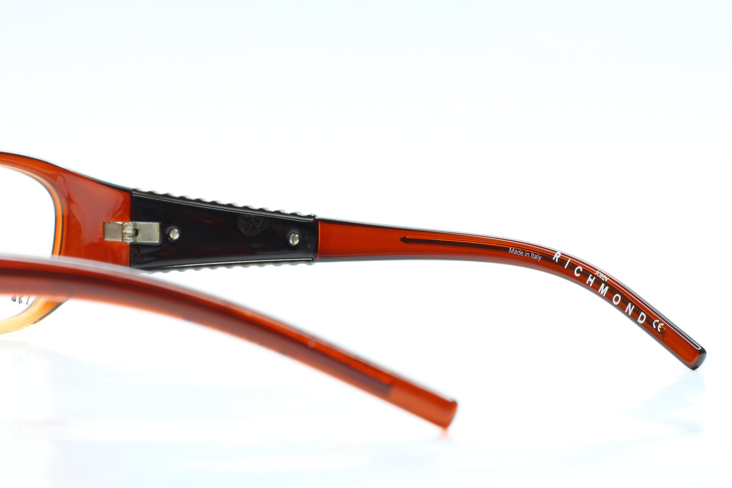 John Richmond JR162 03 Brown Fade Acetate Luxury Italy Eyeglasses -Wo Optical Frames ABC Optical Eyeglasses