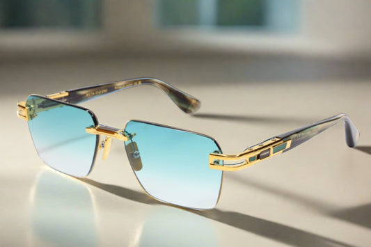 DITA META EVO ONE DTS147-A-03 Yellow Gold Arctic Swirl Sunglasses -Ma Optical Frames ABC Optical sunglasses