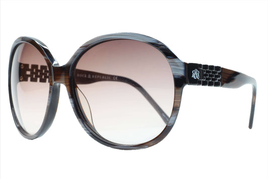 Rock & Republic RR505 col.01 Brown Gradient Luxury Italy Sunglasses -Wo Optical Frames ABC Optical sunglasses