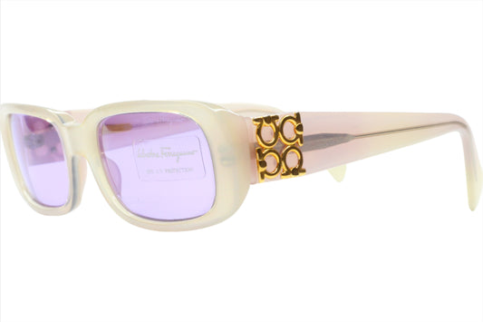 Salvatore Ferragamo SF2033 226/5 Beige Rare Luxury Italy Sunglasses -Wo Optical Frames ABC Optical sunglasses
