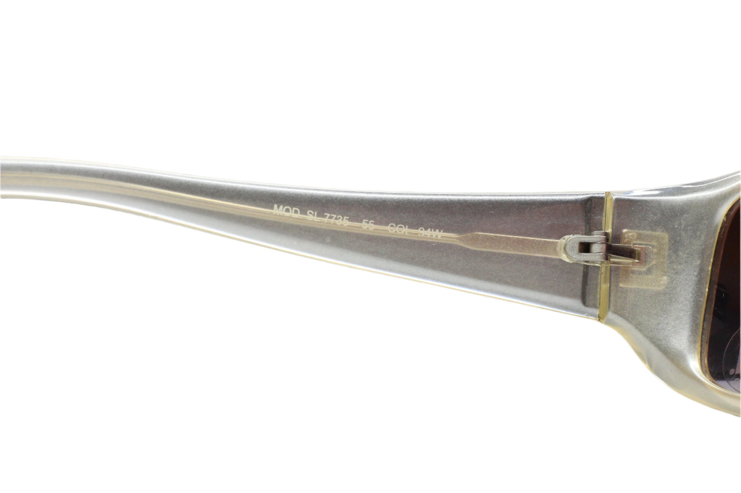 Fendi SL 7735 Clear White Gradient Vintage Designer Italy Sunglasses -Wo Optical Frames ABC Optical sunglasses